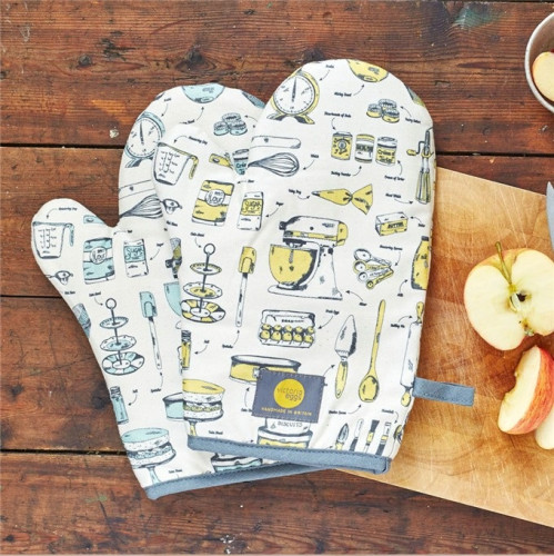 Oven mitten/ oven glove/ double oven glove/ bakery oven glove